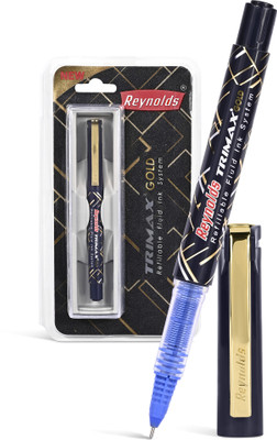 Reynolds Trimax Roller Ball Pen(Ink Color - Blue)