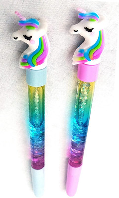 DESCTIDY Ambition Gel Pen(Pack of 2, Ink Color - Blue)