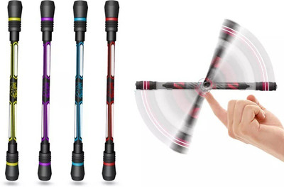 Kickzu spinning Ball Pen(Pack of 4, Ink Color - Black)