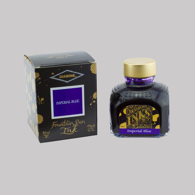 DIAMINE IMPERIAL BLUE 80 ML Ink Bottle(Ink Color - Blue)