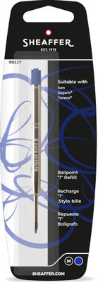 SHEAFFER T Style Ballpoint Blue (Medium) (Compatible with Sagaris, Taranis, Icon Models) Refill(Ink Color - Blue)