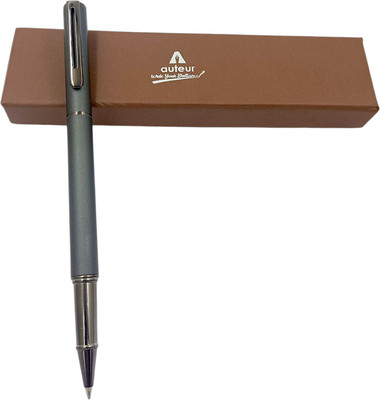auteur Luxurious Grey Color Signature Collection Designer Metal Body Stunning Ball Pen(Ink Color - Blue)