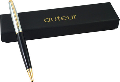 auteur Premium Focus Black Color Metal Body Executive Ball Pen(Ink Color - Blue)