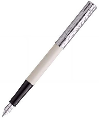 Waterman ALLURE DELUXE WHITE CT FOUNTAIN PEN – FINE NIB Fountain Pen(Ink Color - Blue)