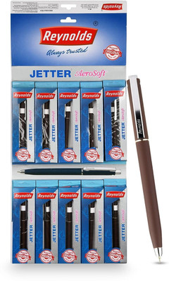 Reynolds Jetter A Ball Pen(Pack of 10, Ink Color - Blue)
