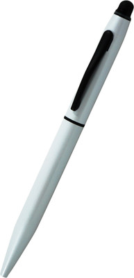 auteur Slim Design Pearl White Color Capacitive Touch Screen Stylus German Ink Ball Pen Multi-function Pen(Ink Color - Blue)