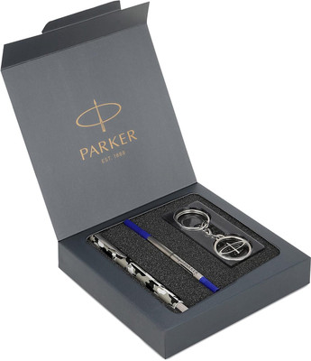 PARKER Vector Camouflage Coated Special Edition Roller Ball Pen With Key Chain Pen Gift Set(Ink Color - Blue)