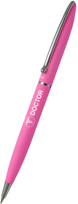UJJi Doctor Logo Sleek Design Metal Body Pink Color Matte Finish Ball Pen(Ink Color - Blue )