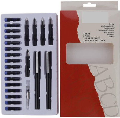 53 Arts 1 Calligraphy(Pack of 2, Ink Color - Black)