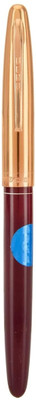 Gold Leaf Hero Pen 329 Model Original Fountain Ink Pen Iridium Nib Gold Cap (Maroon) Fountain Pen(Ink Color - Multicolor)