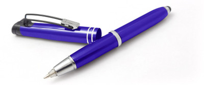 UJJi Stylus Pen with Led Light When Writing Blue Ball Pen(Ink Color - Blue )