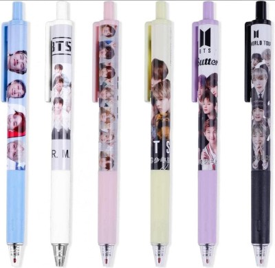 WINDO BTS PEN Gel Pen(Pack of 12, Multicolor)