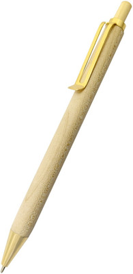 UJJi Read Wood with Golden Clip with Blue Ink Ball Pen(Ink Color - Blue)