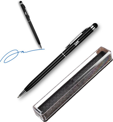 MAK Stylus Touch Preimium Pen Universal Touch Pen Works on Any Touch Screen (Black) Multi-function Pen(Ink Color - Blue )