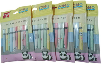 FIGO 5 Ball Pen(Pack of 50, Ink Color - Blue)