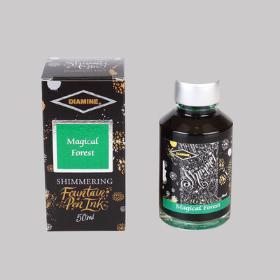 DIAMINE MAGICAL FOREST SHIMMER 50 ML Ink Bottle(Ink Color - FOREST)