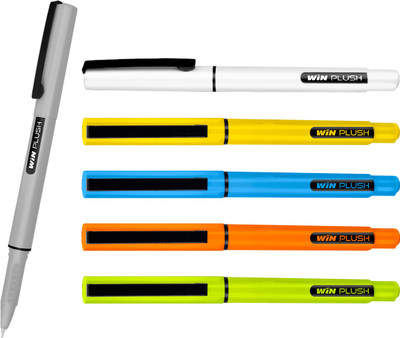Win Plush 20 Pens (10 Blue & 10 Black) | 0.7 mm Tip | Fast Writing | Premium Set Ball Pen(Pack of 20, Ink Color - Multicolor)
