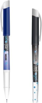 Win Astro Gel 40Pens (20 Blue,20 Black)|0.7 mm Tip|Pens for Writing|School & Office Gel Pen(Pack of 40, Multicolor)