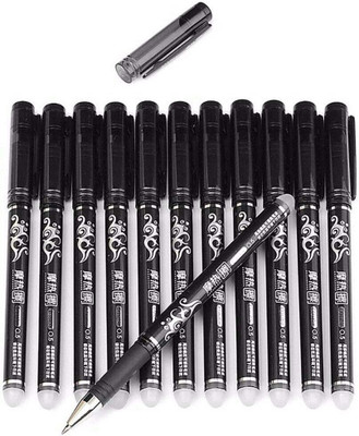 SAH Pilot Frixion Clicker Retractable Erasable Gel Pen(Pack of 3, Ink Color - Black)