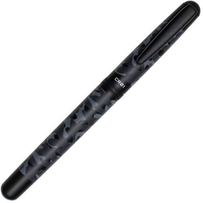OHTO CR01 Ceramic Roller Pen Camouflage Black 0.7mm Fine Point Refillable Black Ink Roller Ball Pen(Ink Color - BLACK INK MADE IN JAPAN)