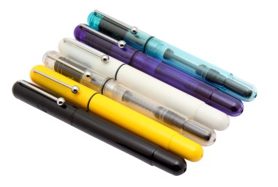 Ledos Set Of 6 Jinhao Student Mini Set With Steel Ball Clip Fountain Pen(Pack of 6, Converter system)