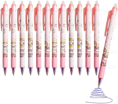 FunBlast Roller Ball Pen Roller Ball Pen(Pack of 12, Ink Color - Blue)
