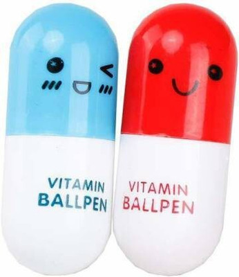 SHIVAYE COLLECTION capsule design ball pen Ball Pen(Pack of 6, Ink Color - Blue)