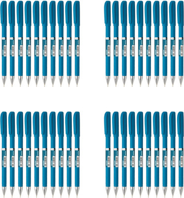HAUSER Aerox Ball Blue by THE MARK Ball Pen(Pack of 40, Ink Color - Blue)