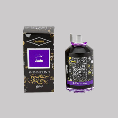 DIAMINE LILAC SATIN SHIMMER 50 ML Ink Bottle(Ink Color - SATIN)