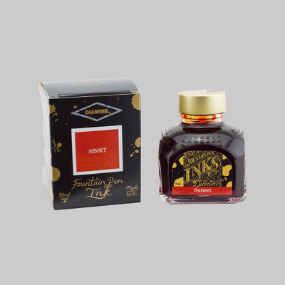 DIAMINE SUNSET 80 ML Ink Bottle(Ink Color - SUNSET)