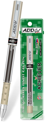 Add Gel GEL PEN Gel Pen(Pack of 10, Ink Color - Green)