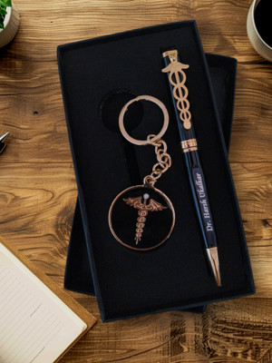 mizi Amazing Doctor Pen Keyring Set Ball Pen(Pack of 2, Ink Color - Blue)