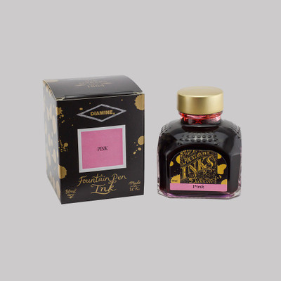 DIAMINE PINK 80 ML Ink Bottle(Ink Color - Pink)