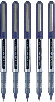 uni-ball Eye UB 150 0.5 mm Roller Pen | Quick Drying Ink, Fast Writing Roller Ball Pen(Pack of 5, Blue)