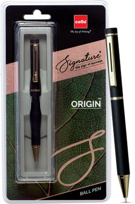 Cello Signature Origin | Perfect Father's Day Gift Idea Ball Pen(Ink Color - Blue)
