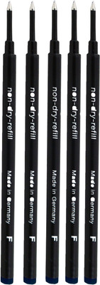 auteur Schmidth Black Ink Smooth Writing Roller Ball Pen Refill(Pack of 5, Ink Color - Black)