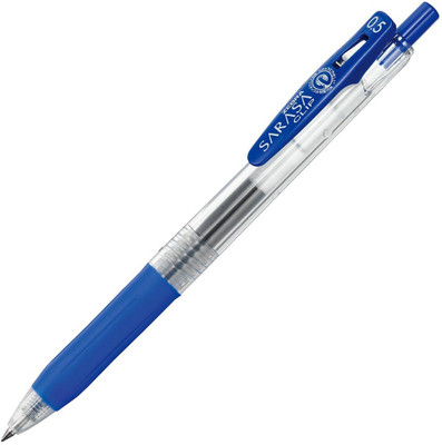 ArtStart Zebra Sarasa JJ15-BL 0.5 mm Clip Gel Pen(Pack of 2, Ink Color - Blue)