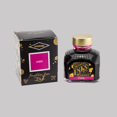 DIAMINE CERISE 80 ML Ink Bottle(Ink Color - CERISE)