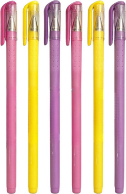 KALRA MAGIC Grip Ball Pen(Pack of 6, Ink Color - Blue, Ball Pen Blue Smooth Writing Pens 0.5 mm Fine Tip Blue  Ballpoint Pens)