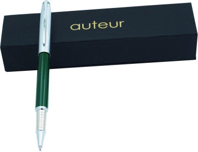 auteur Premium Focus Green Color Metal Body Roller Ball Pen(Ink Color - Blue)