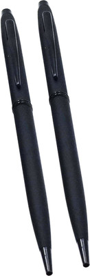 auteur Iris Black Color Matt Finish Roller Ball Pen & Ball Pen Gift Set(Ink Color - Blue)
