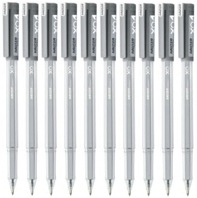 HAUSER XO Jumbo Gel Pen Box Pack | Smooth Writing Gel Pen(Pack of 10, Ink Color - Black)