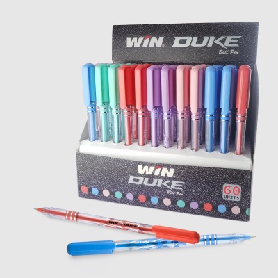 Win Duke 60 Blue Pens| 0.7 mm Tip|Smooth Writing|School,Office & Business Ball Pen(Pack of 60, Blue)