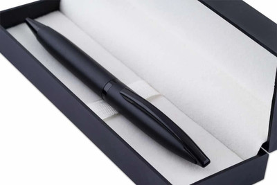 Flipkart SmartBuy Black Elegant Collection Roller Ball Point Pen Gift Local Stationery with Box Ball Pen(Ink Color - Blue)