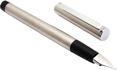 canoff Jinhao 65 Steel Body Fountain Pen Fine Nib & Converter Fountain Pen(Black)