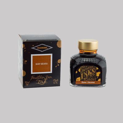 DIAMINE RAW SIENNA 80 ML Ink Bottle(Ink Color - SIENNA)