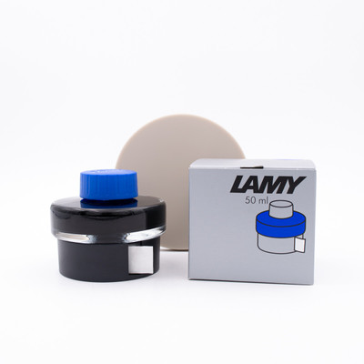 LAMYE Lamy Fountain Pen 50ml Ink Pot with Blotting Paper Roll T52 Ink Bottle(Ink Color - Blue)