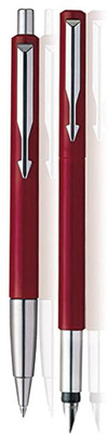 PARKER PARKER VECTOR STANDARD RED CT Ball Pen and Fountain Pen SET Pen Gift Set(Ink Color - Blue)