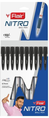 FLAIR FLAIR NITRO Ball Pen(Pack of 30, Ink Color - Black)