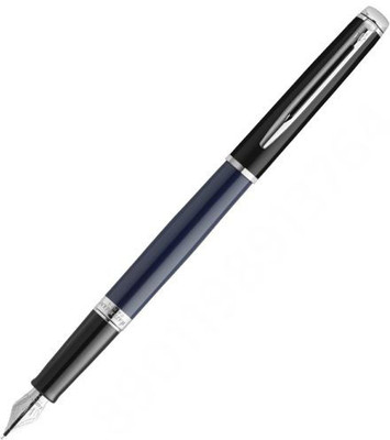 Waterman Hemisphere Colour Blocking Black & Blue CT Fountain Pen – Fine Nib Fountain Pen(Ink Color - Blue)